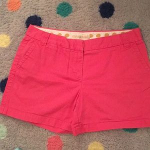 J. Crew bright fuschia City Fit Chinos size 10